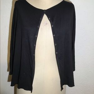 Nike Sweaters | Nike Yoga Black Cardigan Medium | Color: Black | Size: M | M_Porteous's Closet